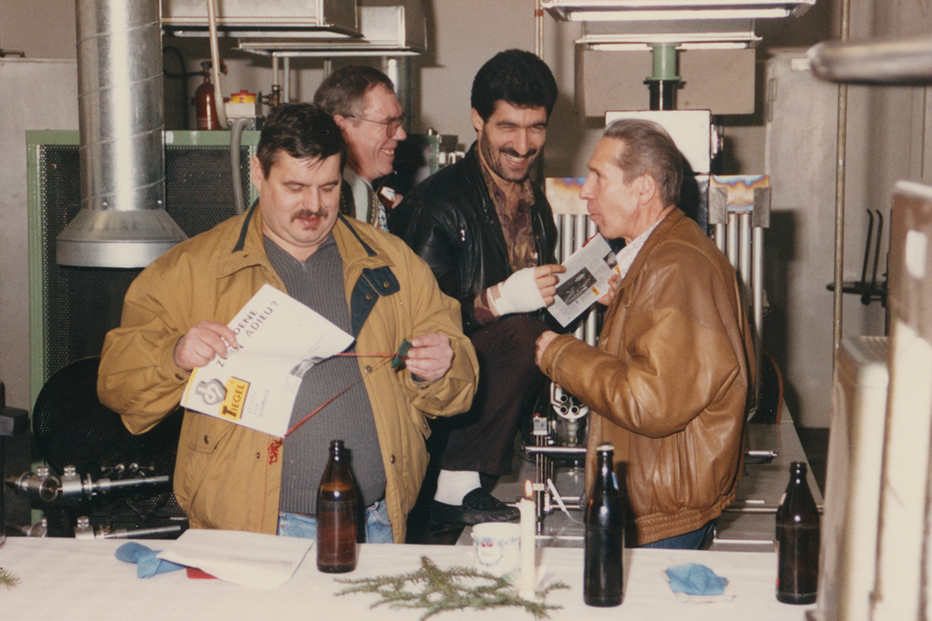Weihnachtsfeier der Belegschaft 1990